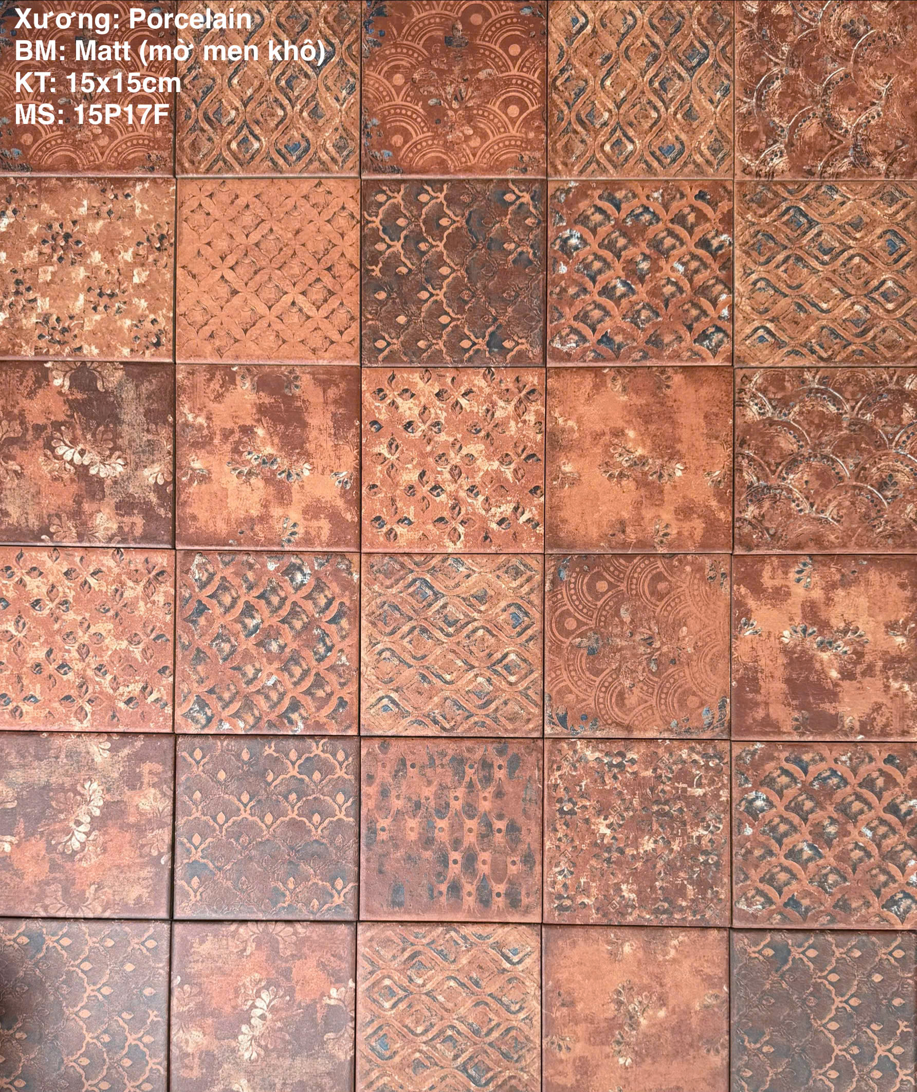 GẠCH THẺ PATINA 15P17F